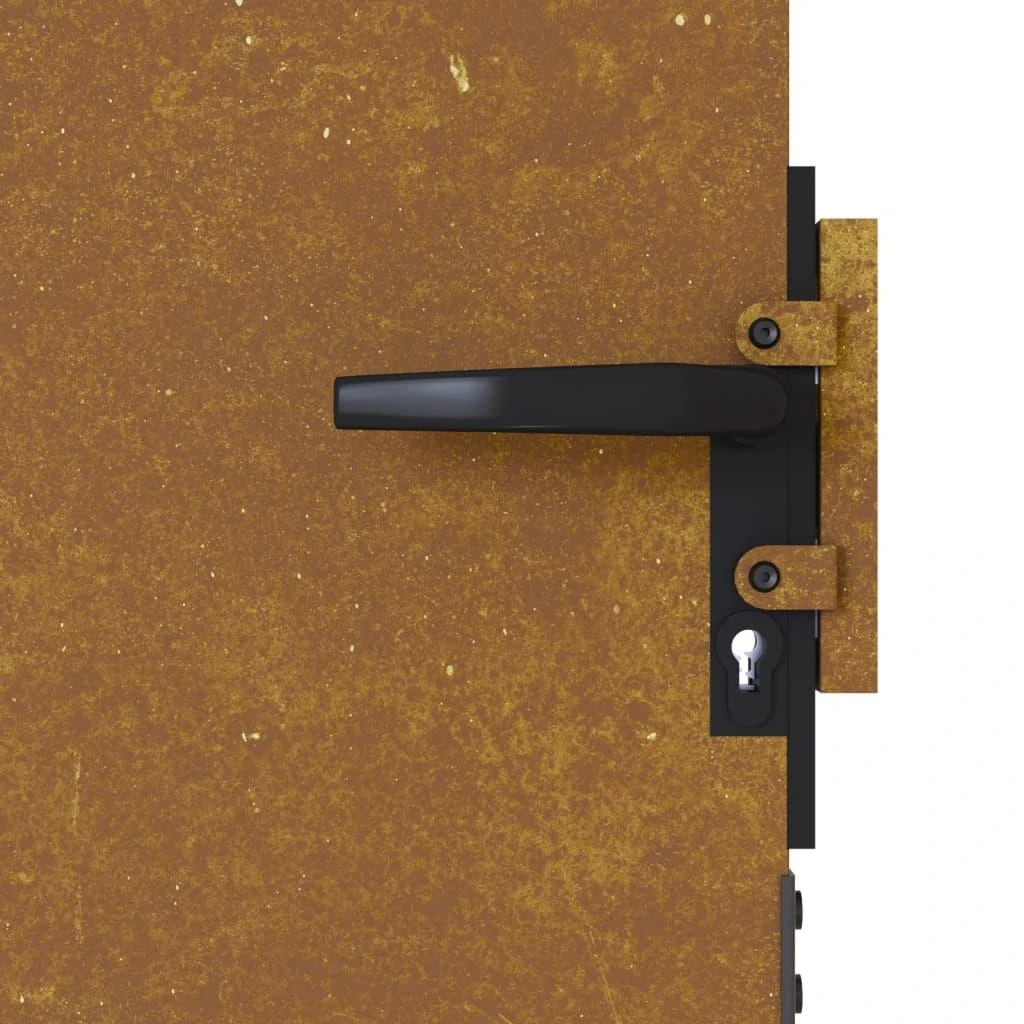 Sodo vartai, 85x125cm, corten plienas