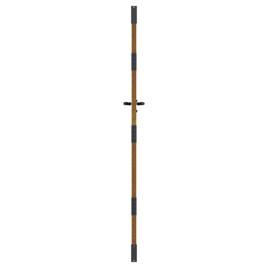 Sodo vartai, 85x175cm, corten plienas, žolės dizaino