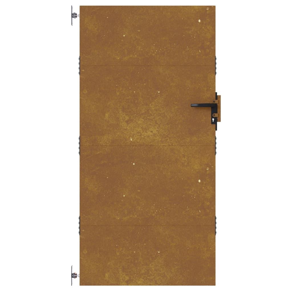 Sodo vartai, 85x175cm, corten plienas