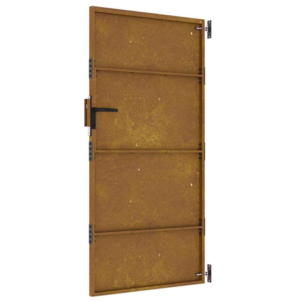 Sodo vartai, 85x175cm, corten plienas