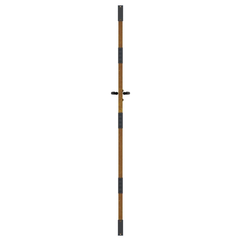 Sodo vartai, 85x200cm, corten plienas, žolės dizaino