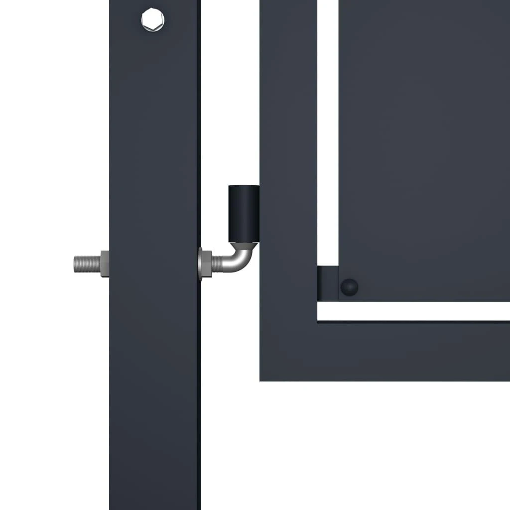 Sodo vartai, antracito spalvos, 350x125cm, plienas