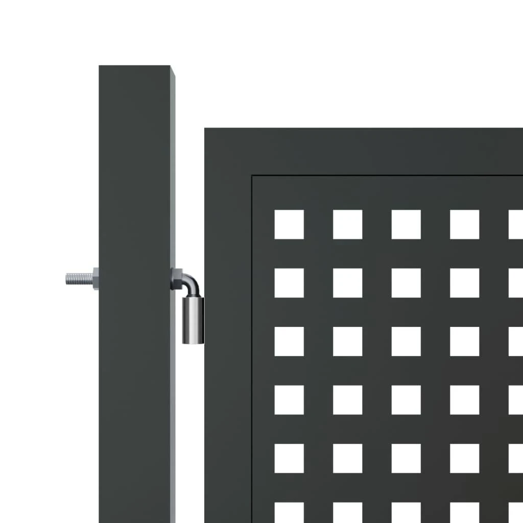 Sodo vartai, antracito spalvos, 400x125cm, plienas