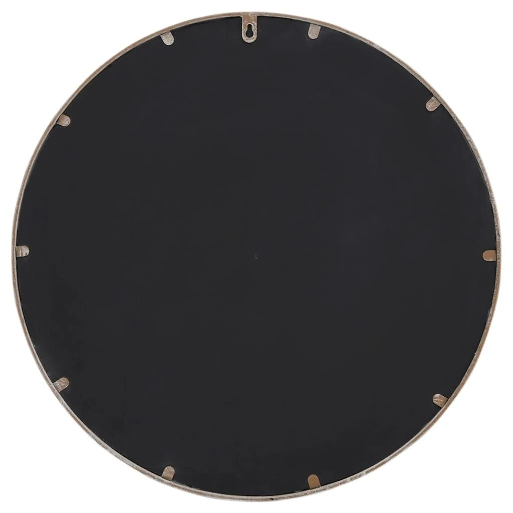Sodo veidrodis, smėlio spalvos, 40x4cm, geležis, apskritas
