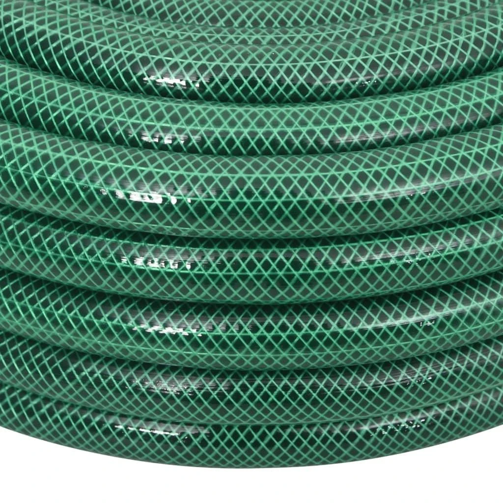 Sodo žarna su tvirtinimo detalėmis, žalia, 0,75", 50m, PVC