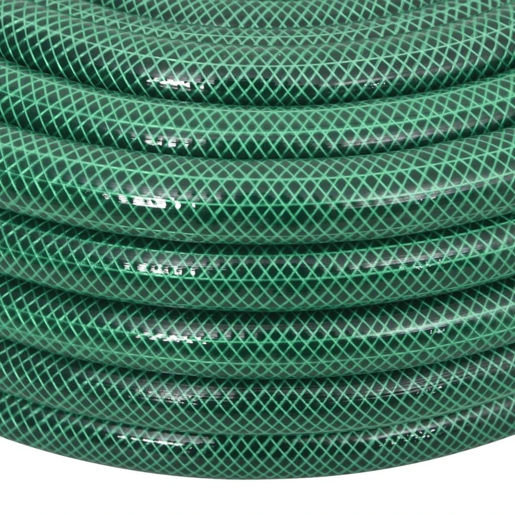 Sodo žarna su tvirtinimo detalėmis, žalia, 0,75", 20m, PVC
