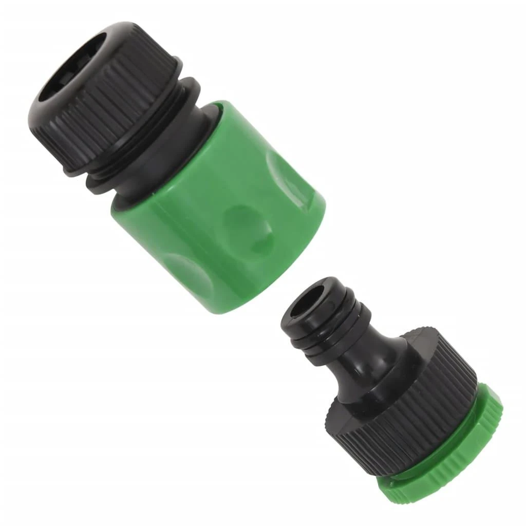 Sodo žarna su tvirtinimo detalėmis, žalia, 0,5", 20m, PVC
