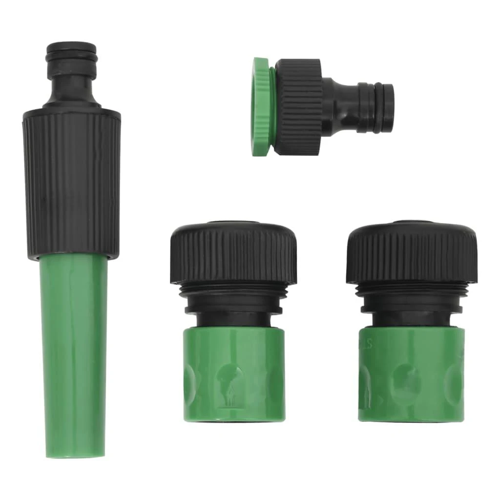 Sodo žarna su tvirtinimo detalėmis, žalia, 0,5", 20m, PVC