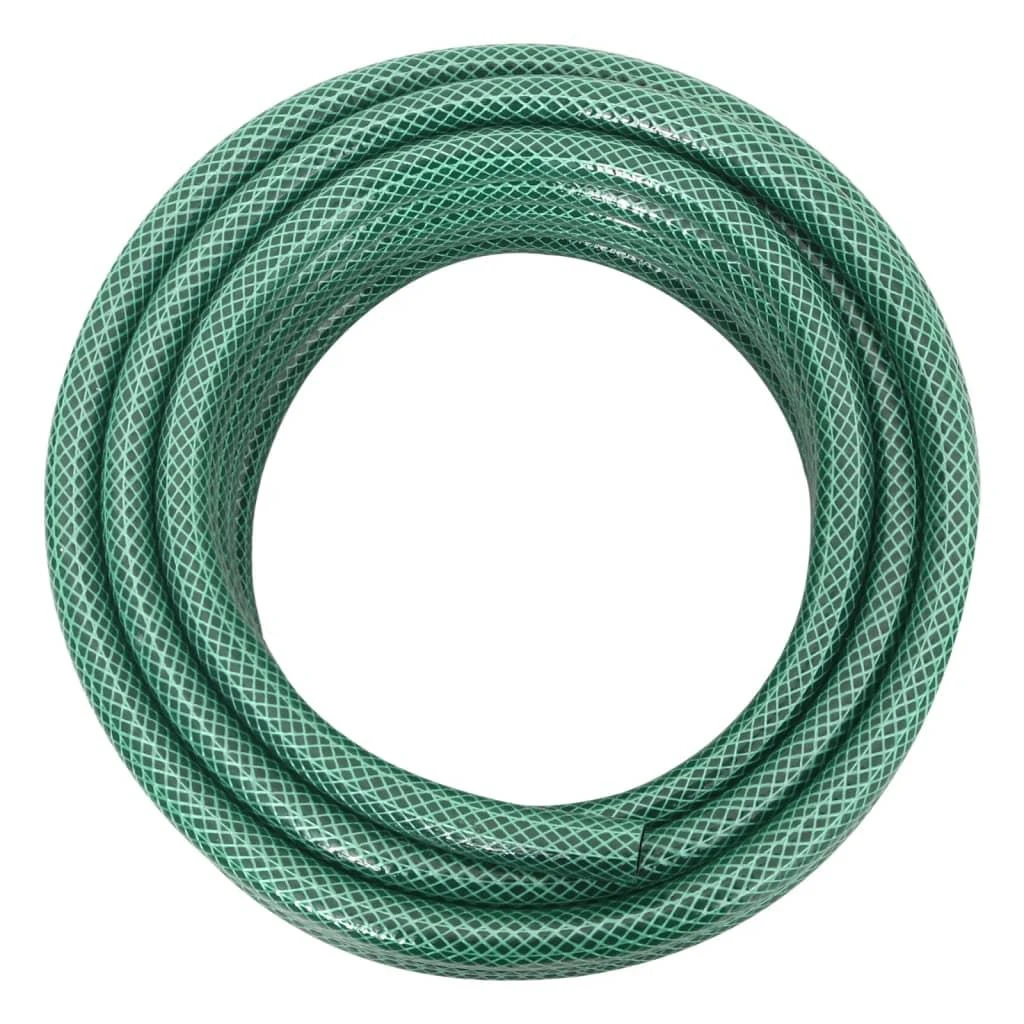 Sodo žarna su tvirtinimo detalėmis, žalia, 0,5", 20m, PVC