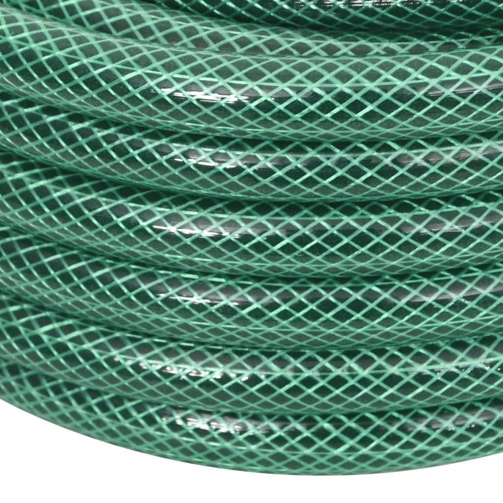 Sodo žarna su tvirtinimo detalėmis, žalia, 0,5", 30m, PVC