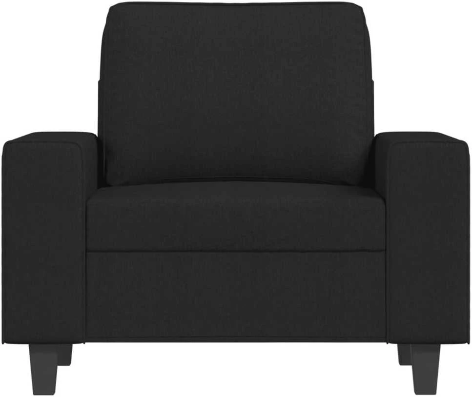 Sofa Krėslas, juodos spalvos, 60cm, audinys
