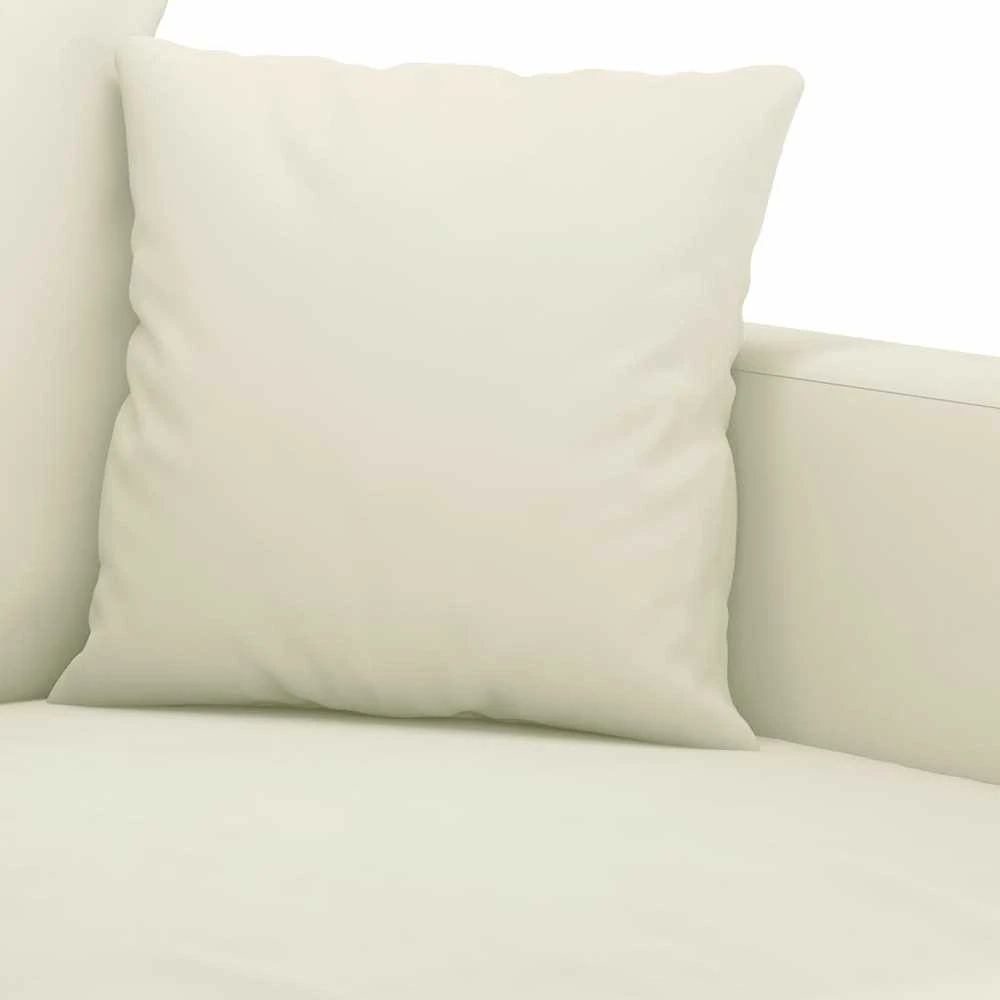 Sofa Krėslas, kreminės spalvos, 60cm, aksomas