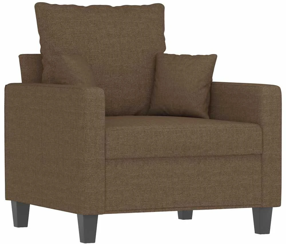 Sofa Krėslas, rudos spalvos, 60cm, audinys