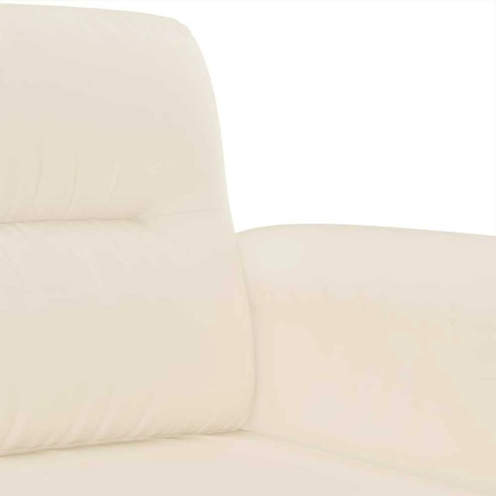 Sofa Krėslas, smėlio spalvos, 60cm, mikropluošto audinys