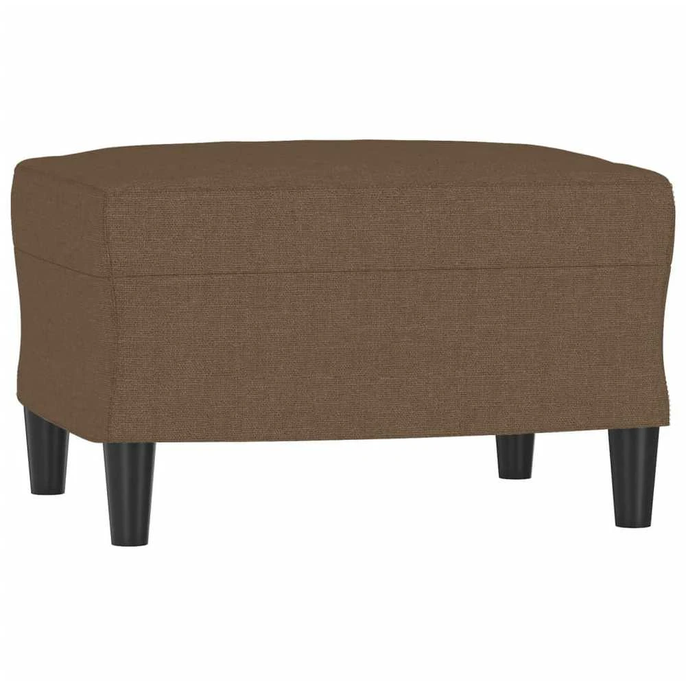 Sofa Krėslas su pakoja, rudos spalvos, 60cm, audinys