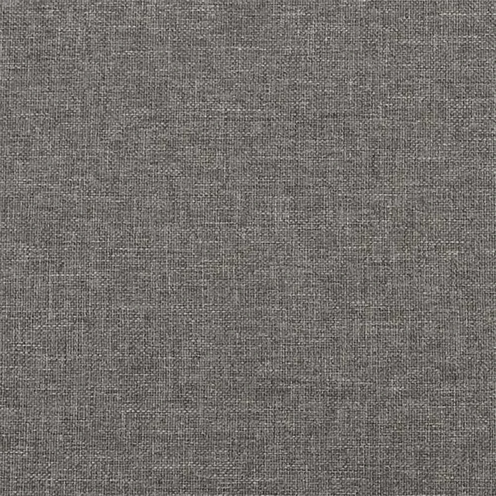 Sofa Krėslas su pakoja, tamsiai pilkos spalvos, 60cm, audinys