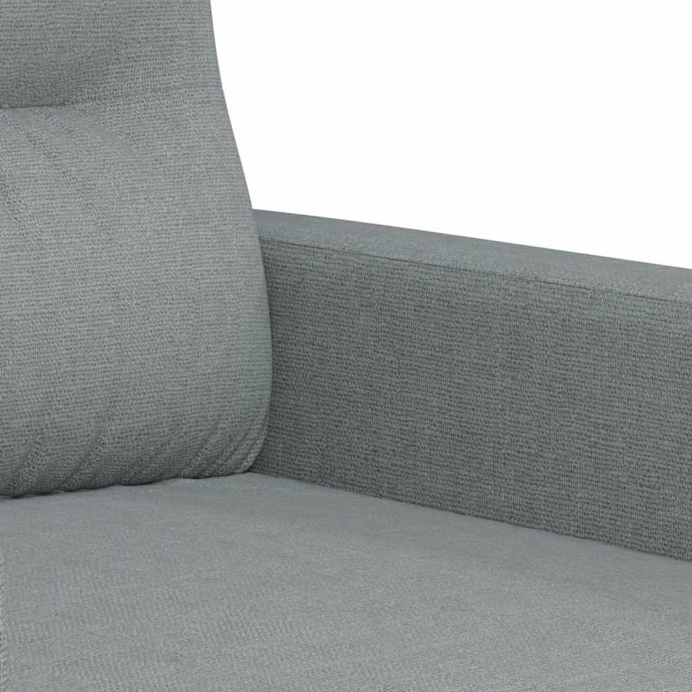 Sofa Krėslas, šviesiai pilkos spalvos, 60cm, audinys