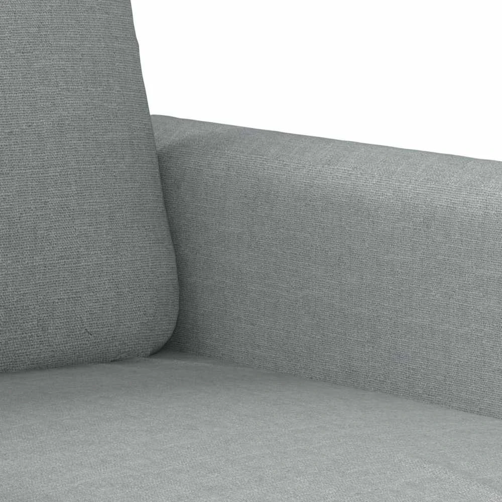Sofa Krėslas, šviesiai pilkos spalvos, 60cm, audinys