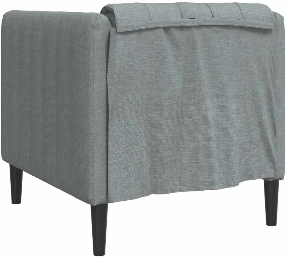 Sofa Krėslas, šviesiai pilkos spalvos, audinys