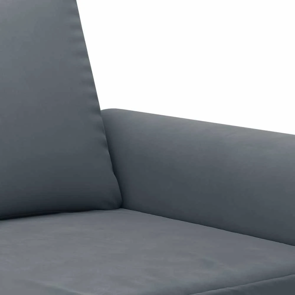 Sofa Krėslas, tamsiai pilkos spalvos, 60cm, aksomas