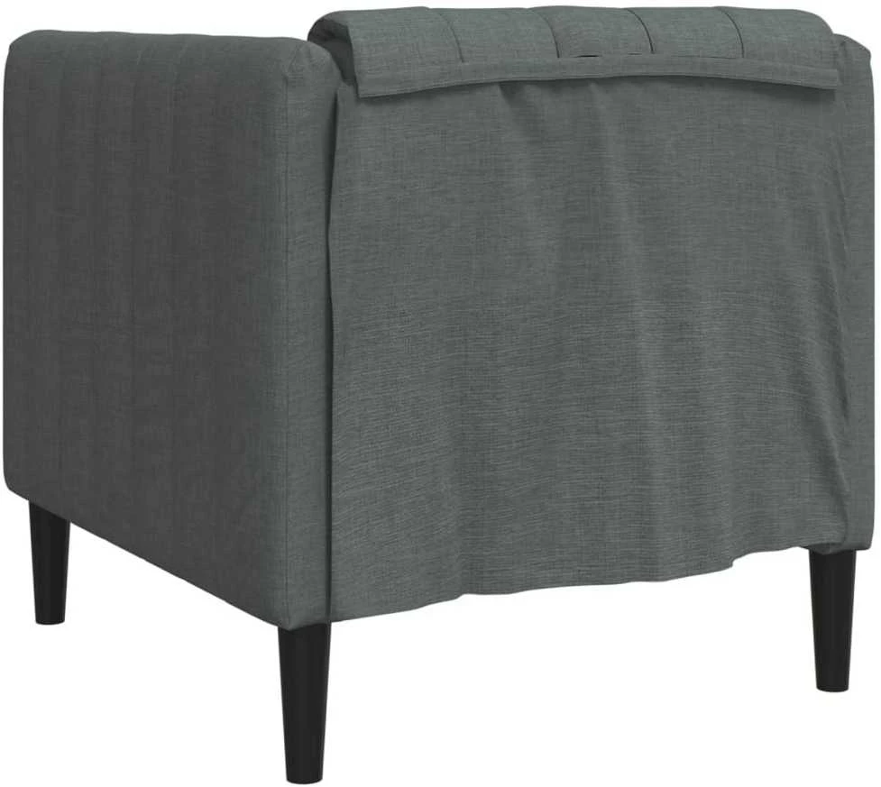 Sofa Krėslas, tamsiai pilkos spalvos, audinys