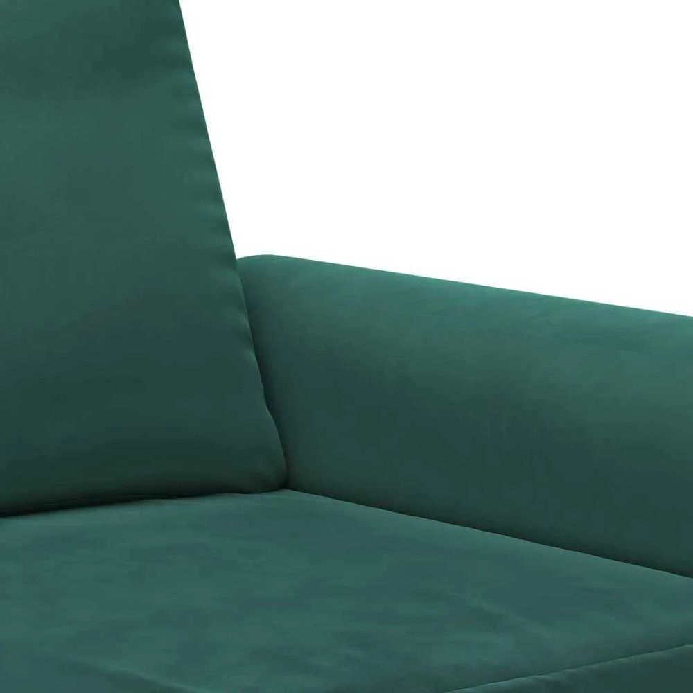 Sofa Krėslas, tamsiai žalios spalvos, 60cm, aksomas
