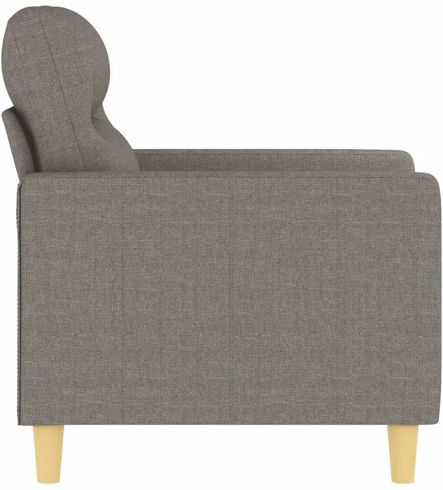 Fotelis Krėslas, taupe spalvos, 60cm, audinys