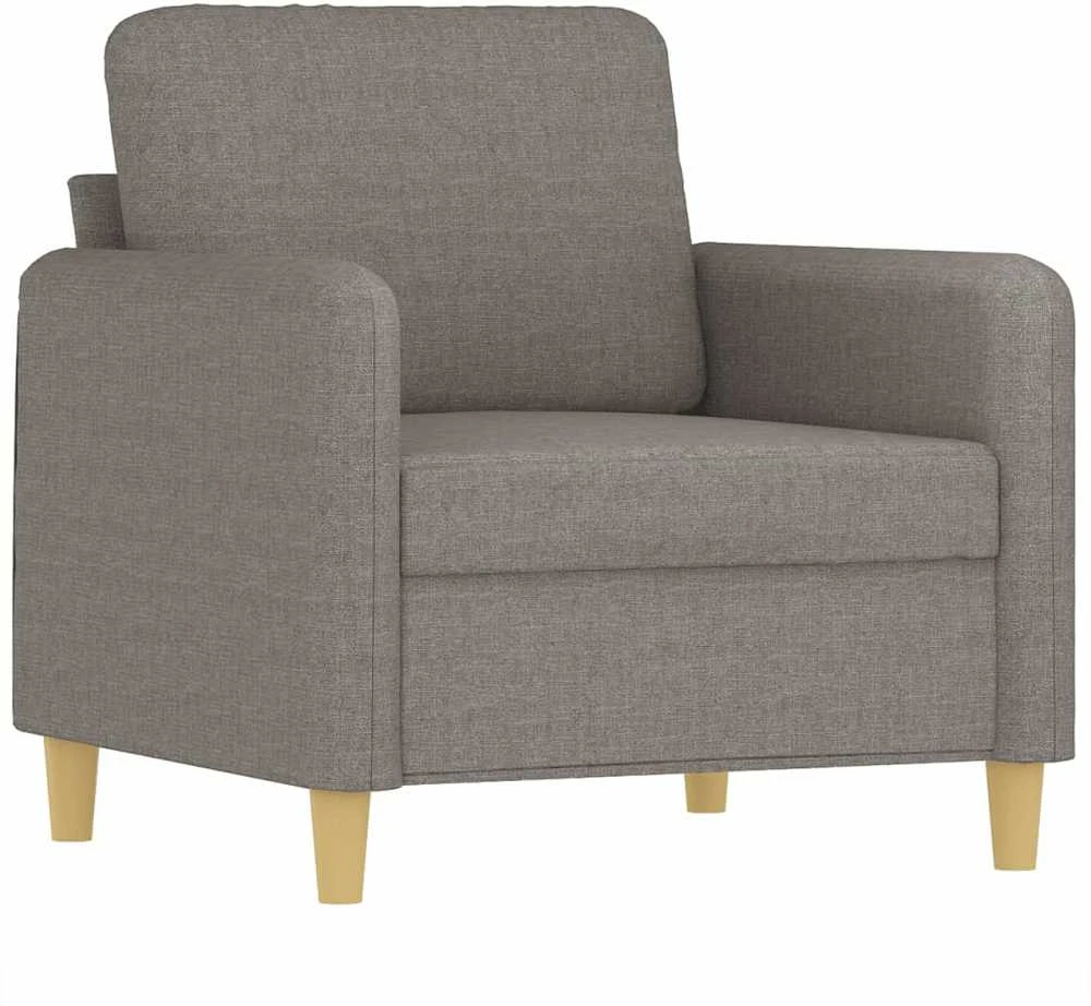 Fotelis Krėslas, taupe spalvos, 60cm, audinys