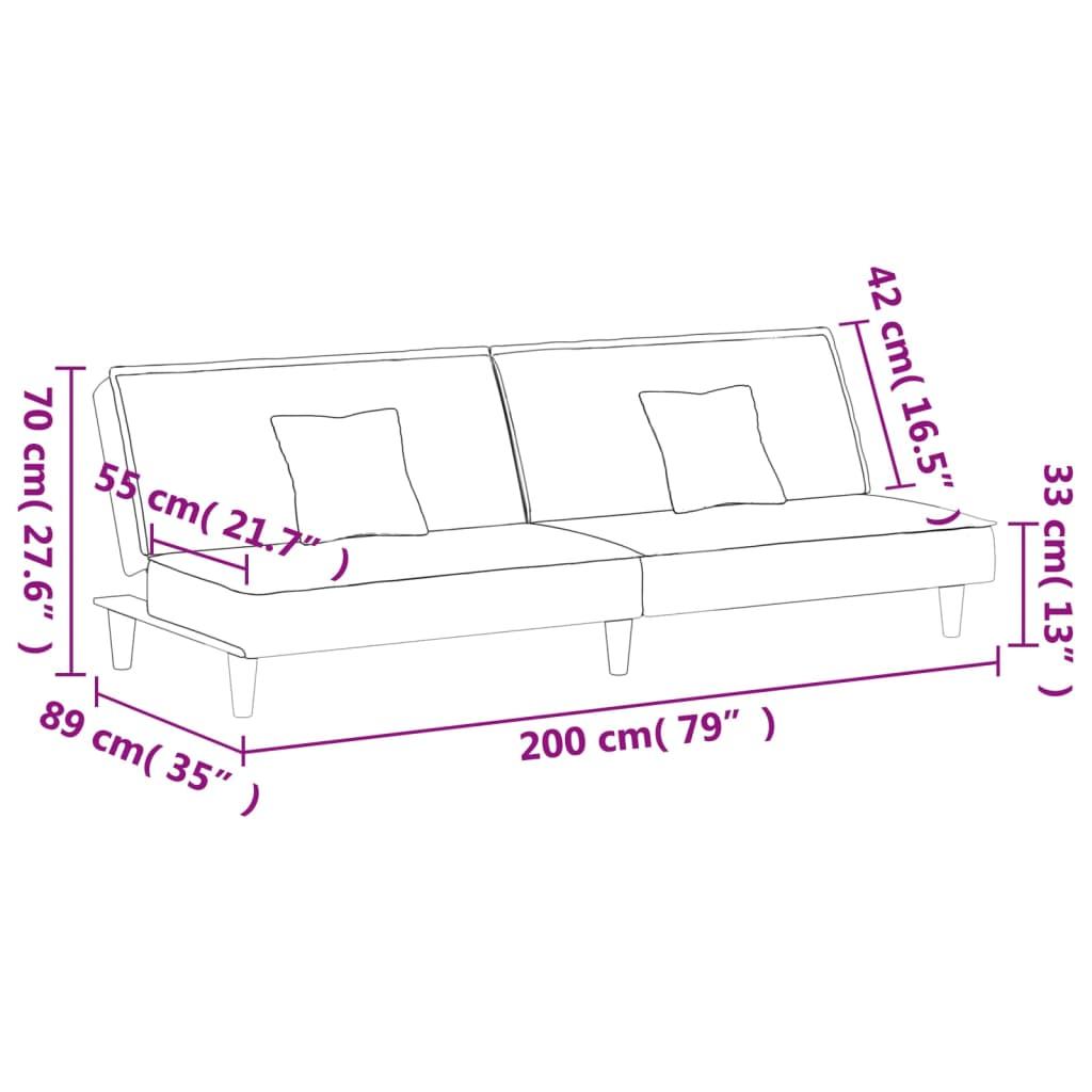 Sofa-lova, rožinės spalvos, aksomas
