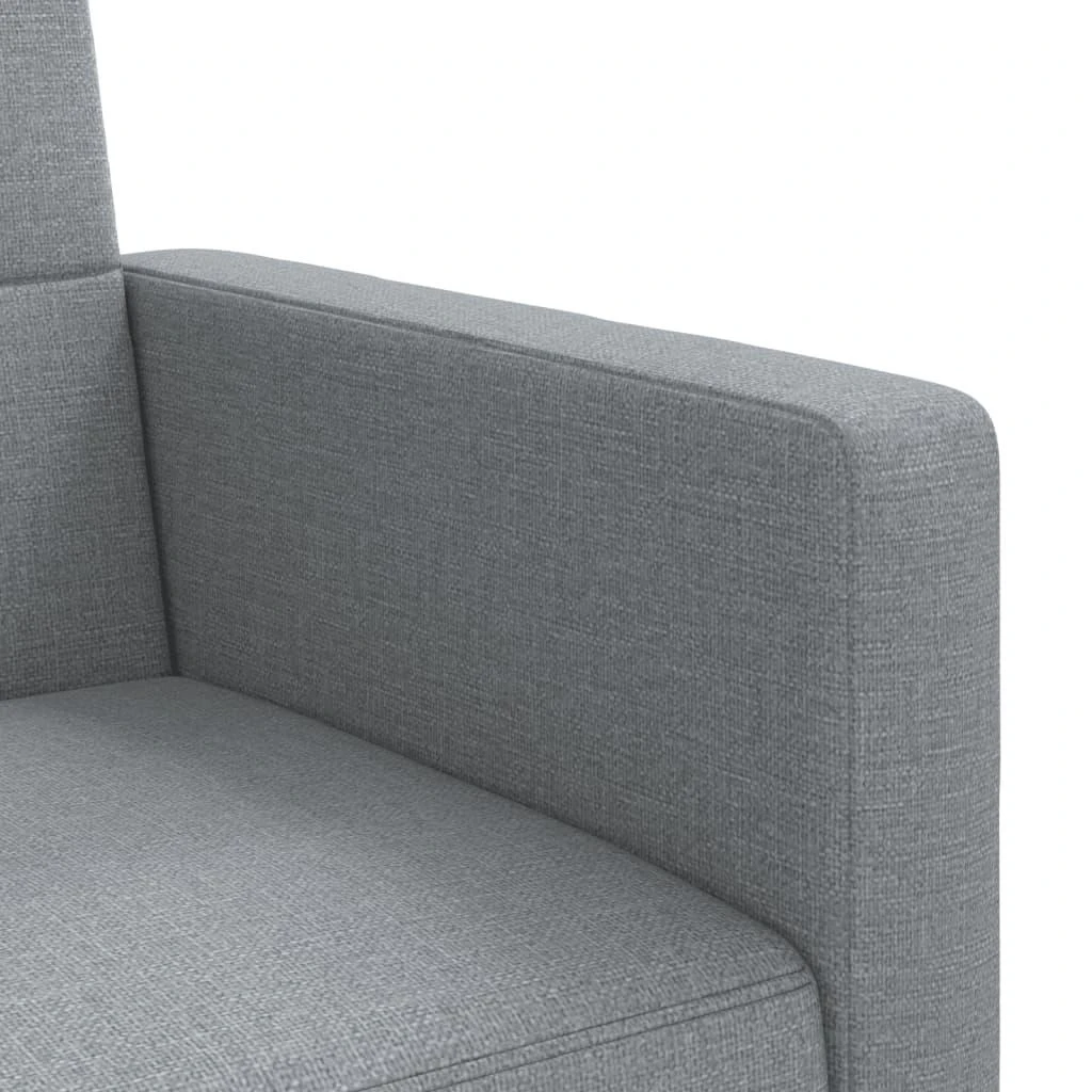 Sofa-lova su pagalvėlėmis, šviesiai pilkos spalvos, audinys