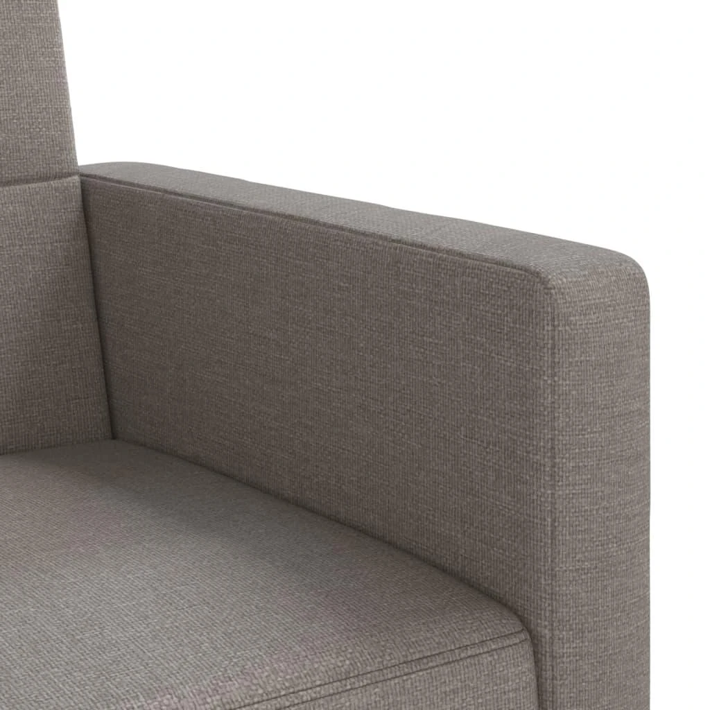 Sofa-lova su pagalvėlėmis, taupe spalvos, audinys
