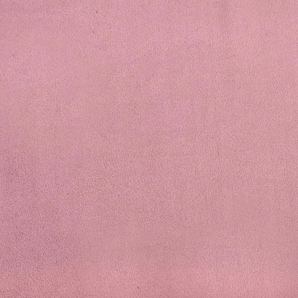 Sofa-lova su puodelių laikikliais, rožinės spalvos, aksomas