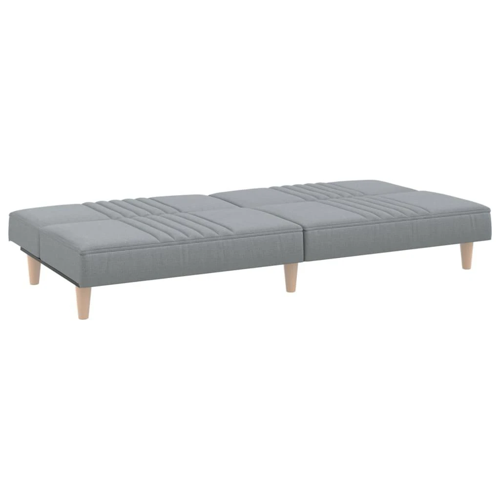 Sofa-lova, šviesiai pilkos spalvos, audinys