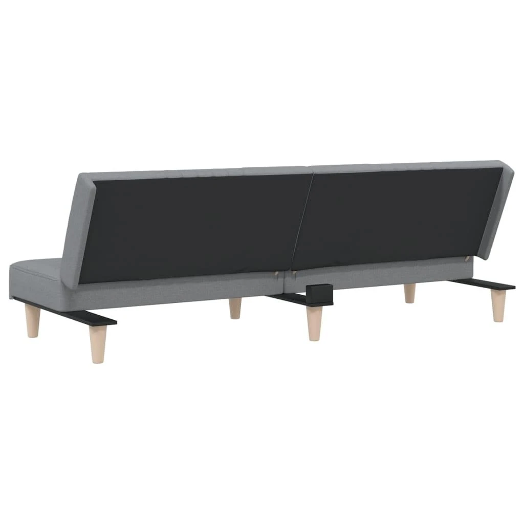 Sofa-lova, šviesiai pilkos spalvos, audinys