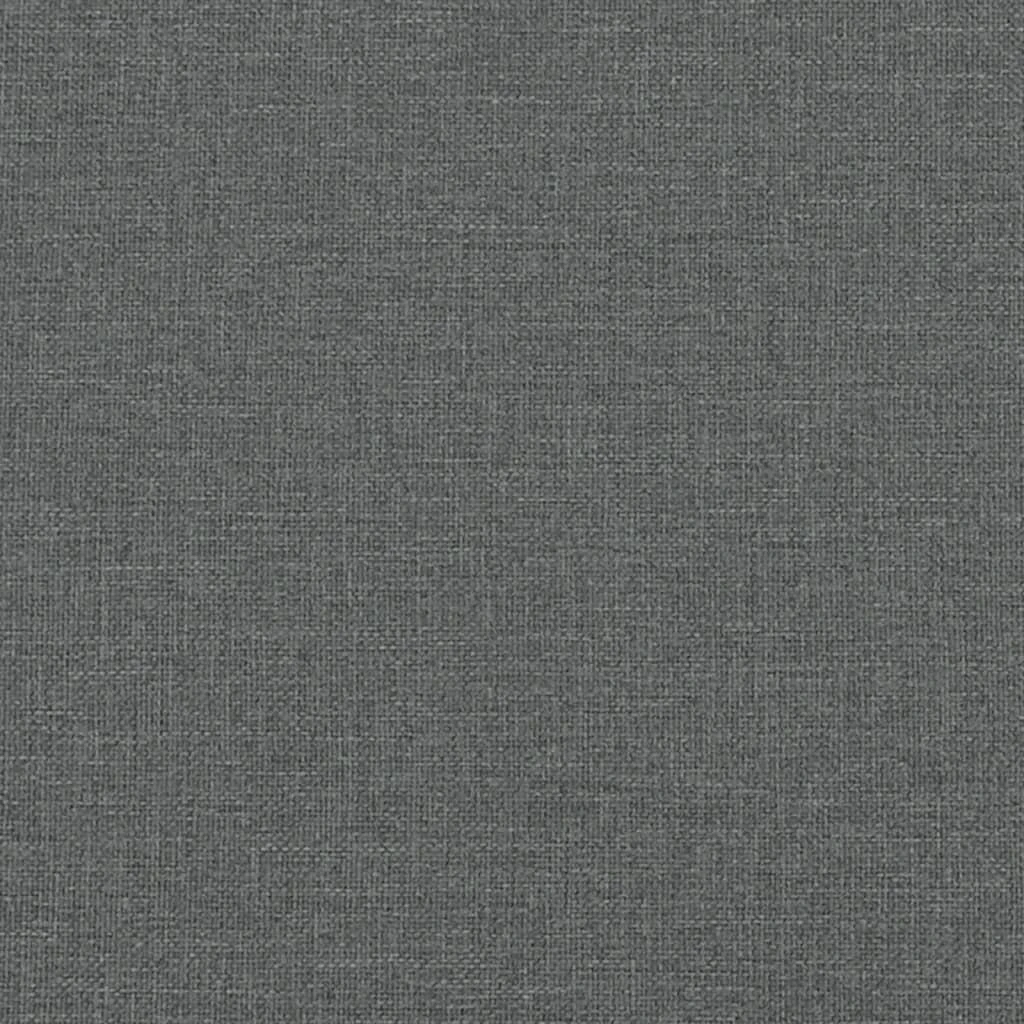 Sofa-lova, tamsiai pilkos spalvos, audinys