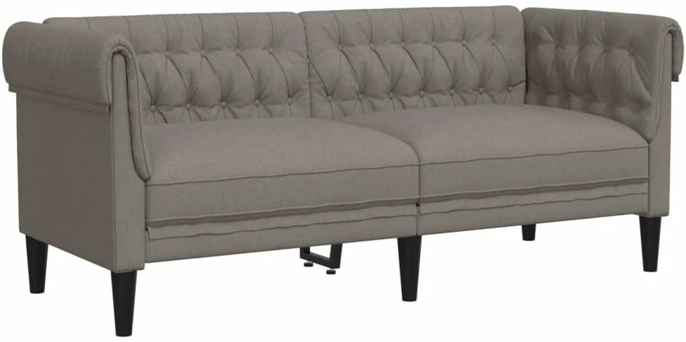 Sofa Sofos komplektas, 2 dalių, taupe spalvos, audinys