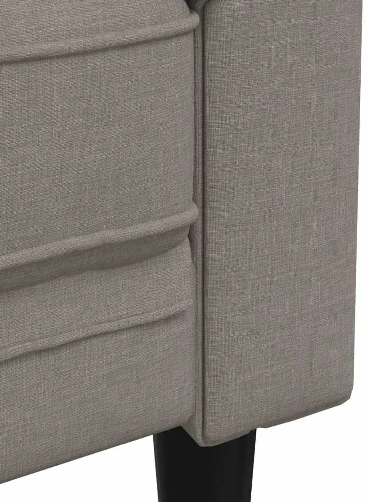 Sofa Sofos komplektas, 3 dalių, taupe spalvos, audinys