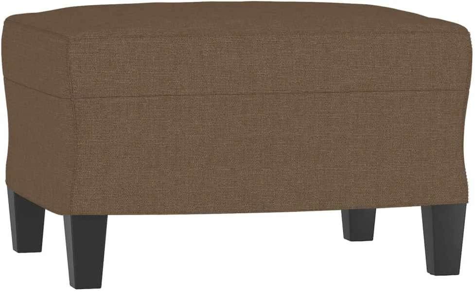 Sofa Sofos komplektas, 4 dalių, rudos spalvos, audinys
