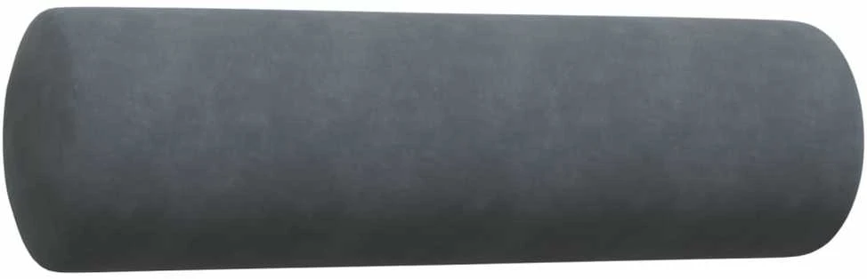 Sofa Sofos komplektas su pagalvėlėmis, 2 dalių, pilkas, aksomas