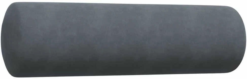 Sofa Sofos komplektas su pagalvėlėmis, 3 dalių, pilkas, aksomas