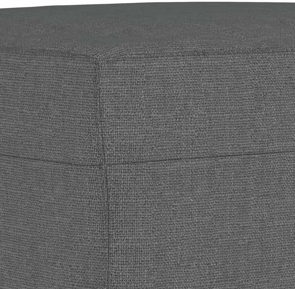 Sofa Sofos komplektas su pagalvėlėmis, 3 dalių, pilkas, audinys