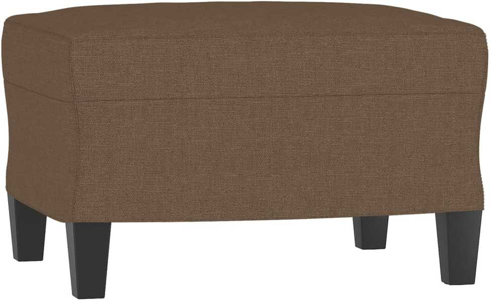 Sofa Sofos komplektas su pagalvėlėmis, 3 dalių, rudas, audinys