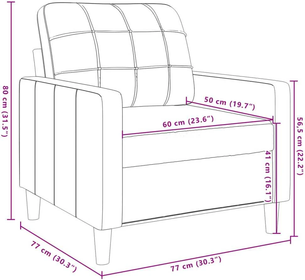 Sofa Sofos komplektas su pagalvėlėmis, 3 dalių, geltonas, aksomas