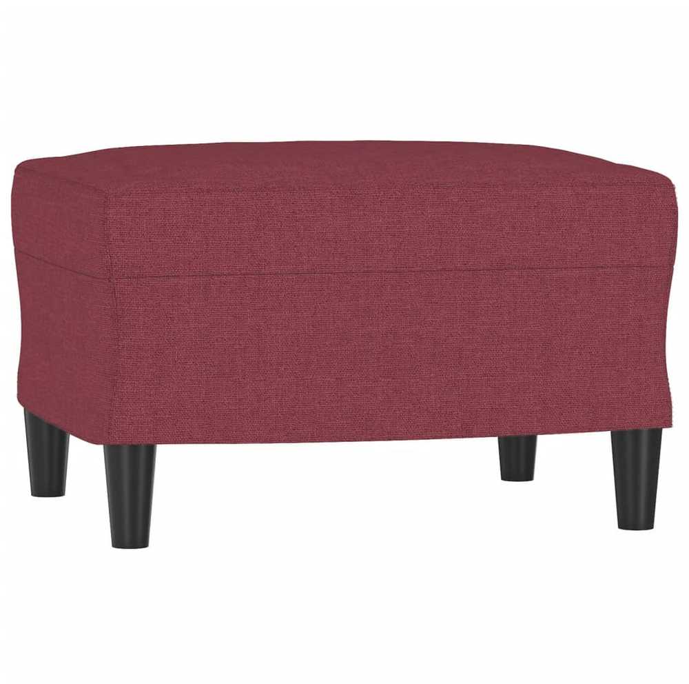 Sofa Sofos komplektas su pagalvėlėmis, 4 dalių, vyno, audinys