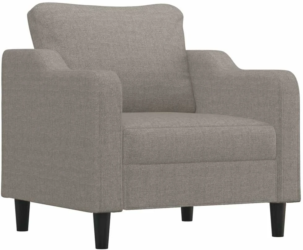 Sofa Sofos komplektas su pagalvėlėmis, 4 dalių, taupe, audinys