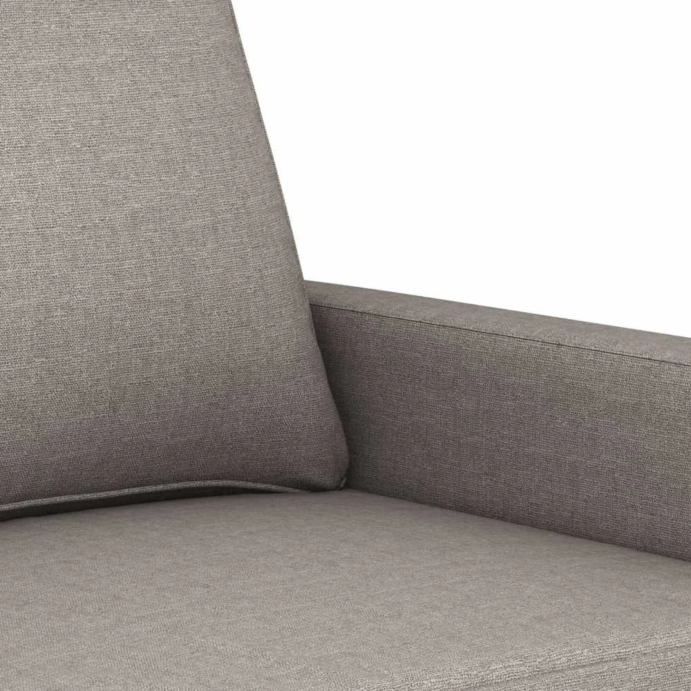 Sofa Sofos komplektas su pagalvėlėmis, 4 dalių, taupe, audinys