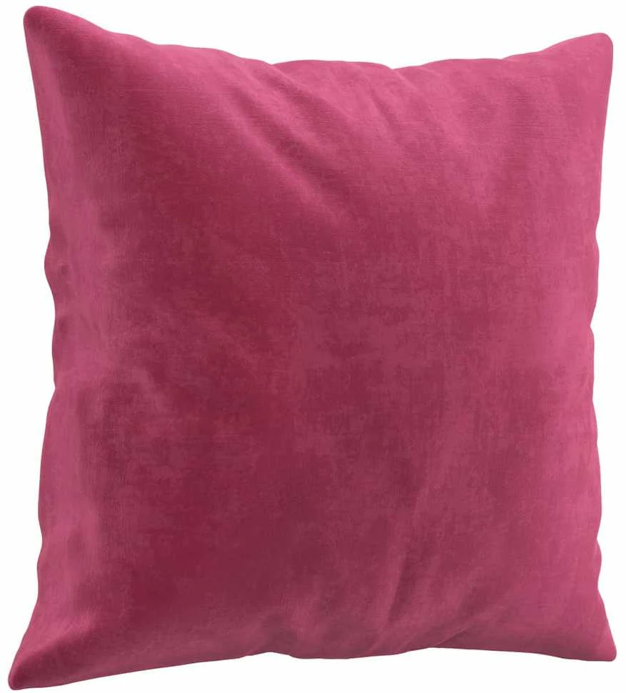 Sofa Sofos komplektas su pagalvėmis, 2 dalių, vyno, aksomas