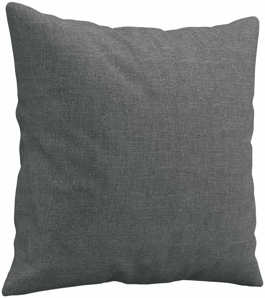 Sofa Sofos komplektas su pagalvėmis, 2 dalių, pilkas, audinys