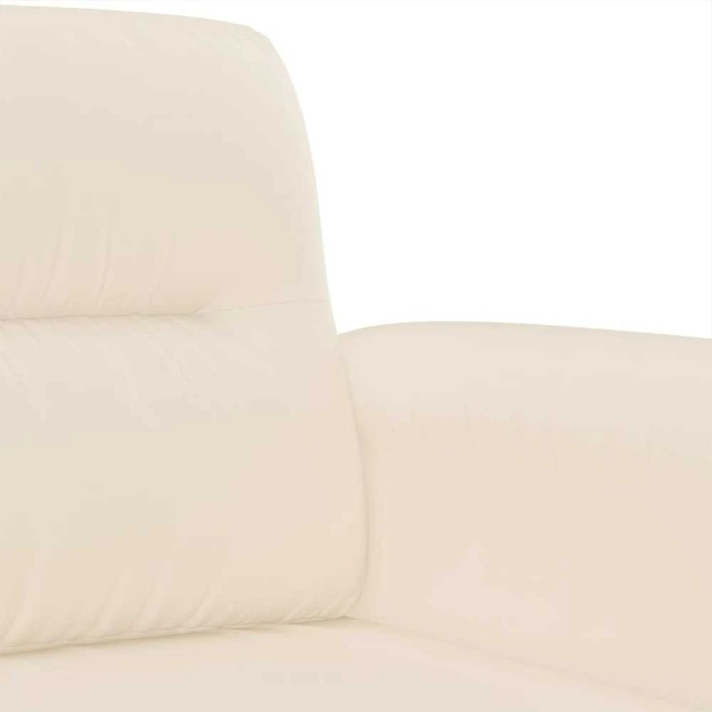 Sofa Sofos komplektas su pagalvėmis, 2 dalių, smėlio, audinys