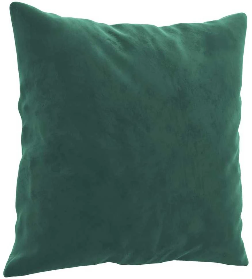 Sofa Sofos komplektas su pagalvėmis, 3 dalių, žalias, aksomas